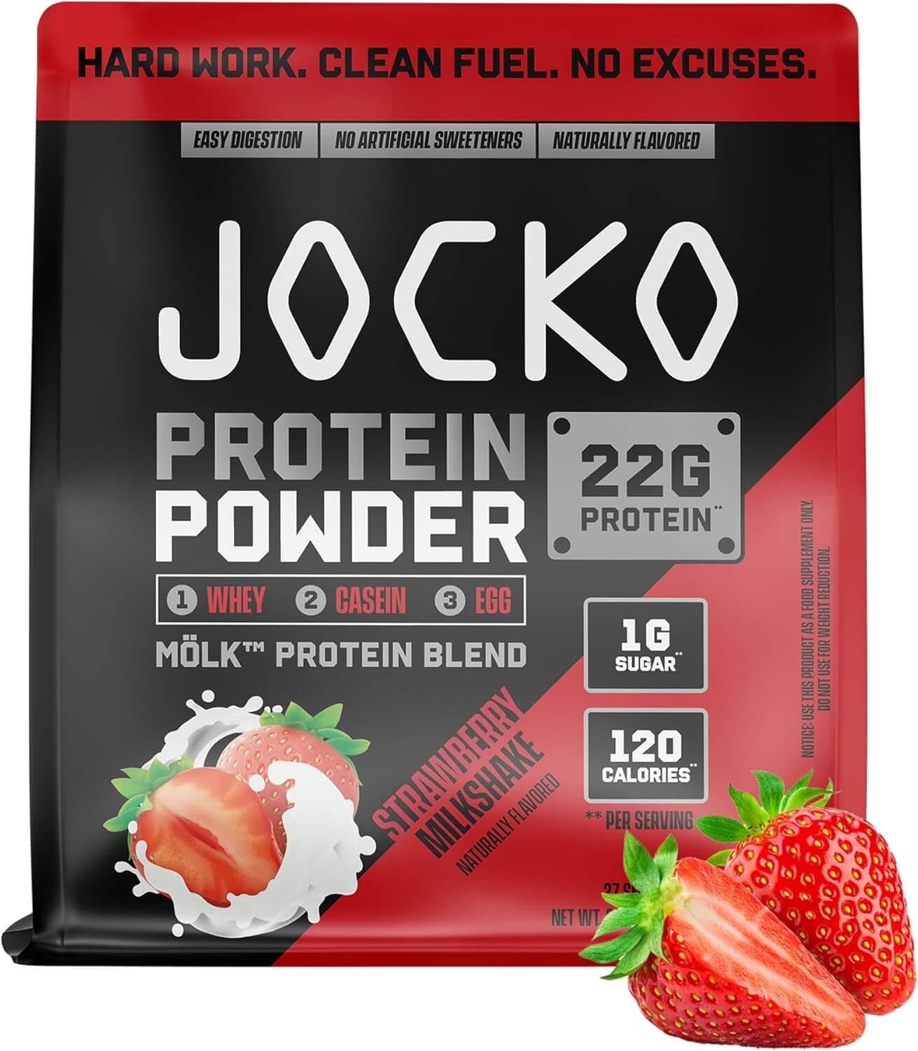 Jocko Fuel Mölk Clean Protein Blend – Whey, Casein & Egg (28 Servings)