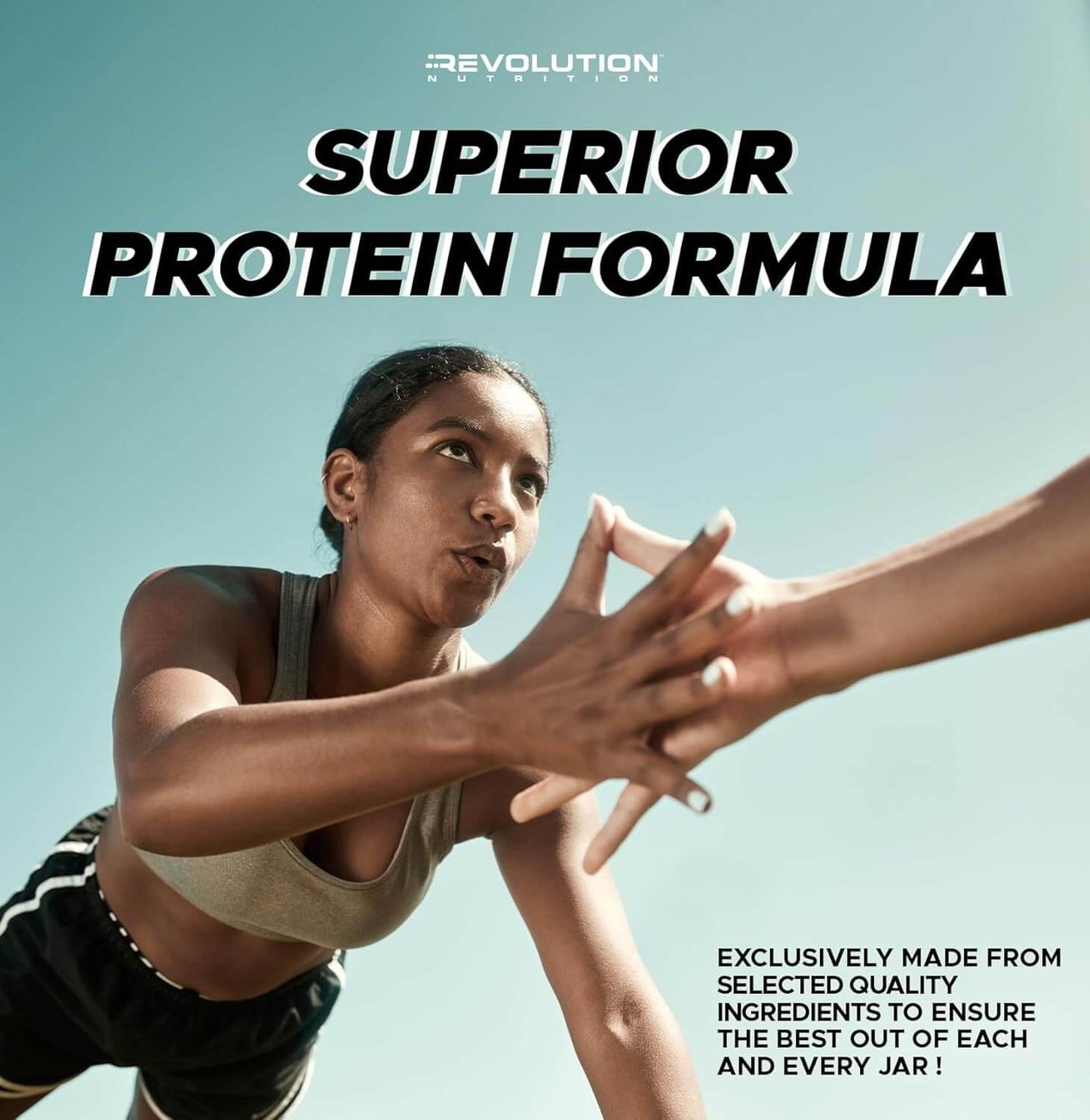 Revolution Nutrition High Whey Protein Powder – Vanilla Cake (2 lbs)