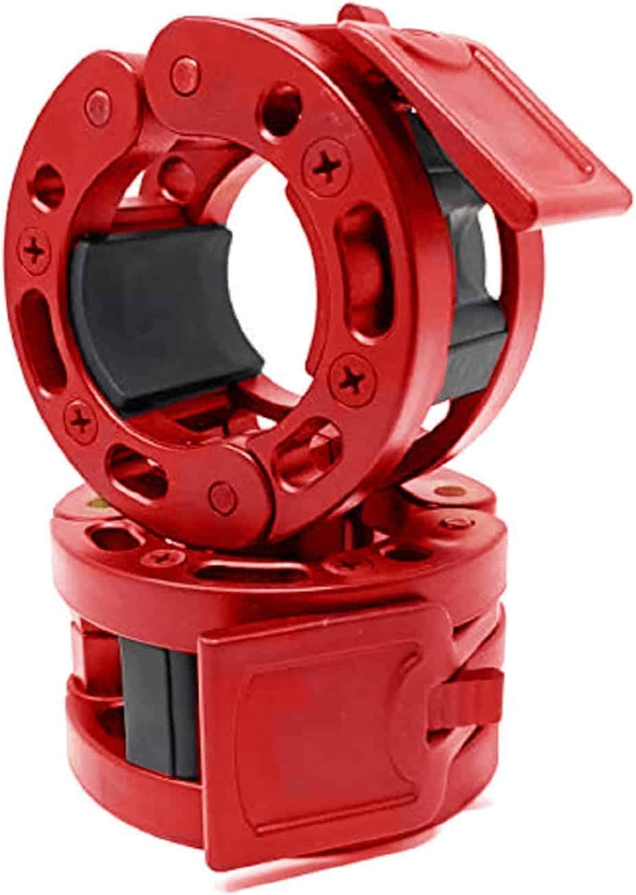 Clout Fitness Barbell Collars Quick Release Locking Weight Clips