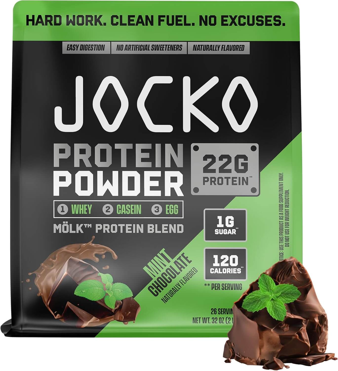 Jocko Fuel Mölk Clean Protein Blend – Whey, Casein & Egg (28 Servings)