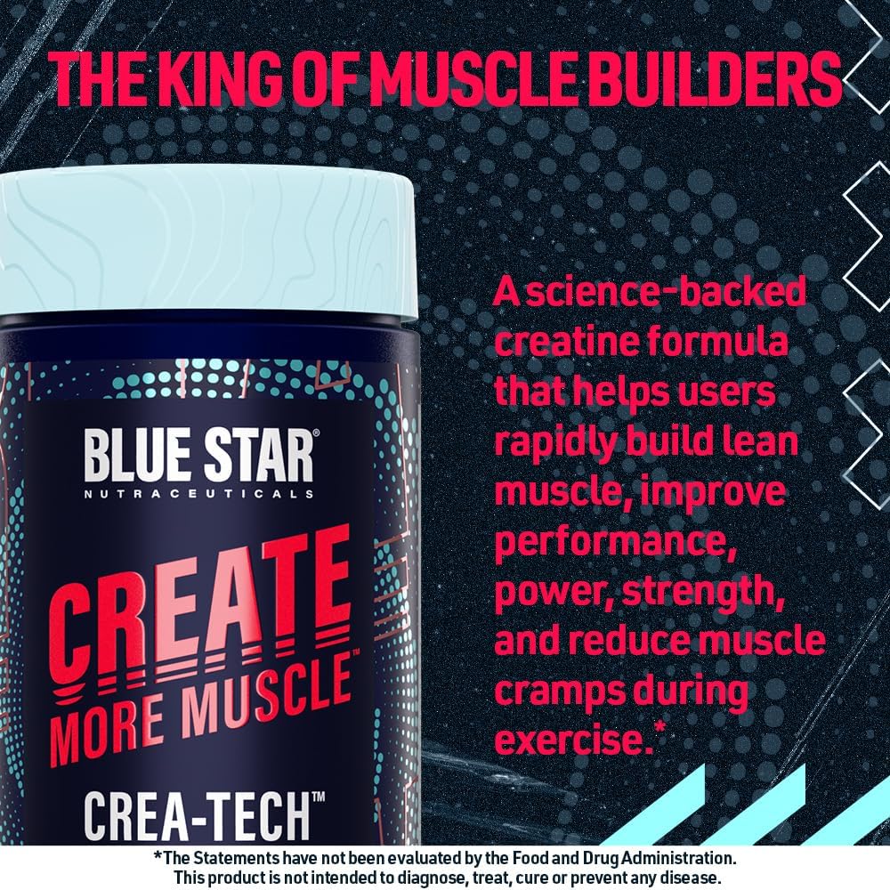 Blue Star Nutraceuticals CREA-TECH – Creapure Creatine with Electrolytes
