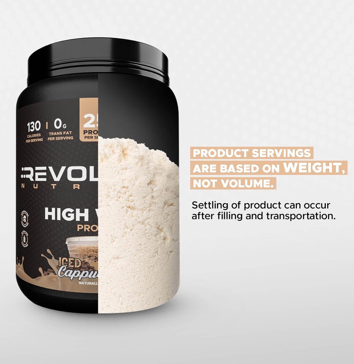 Revolution Nutrition High Whey Isolate Protein Powder – Iced Cappuccino