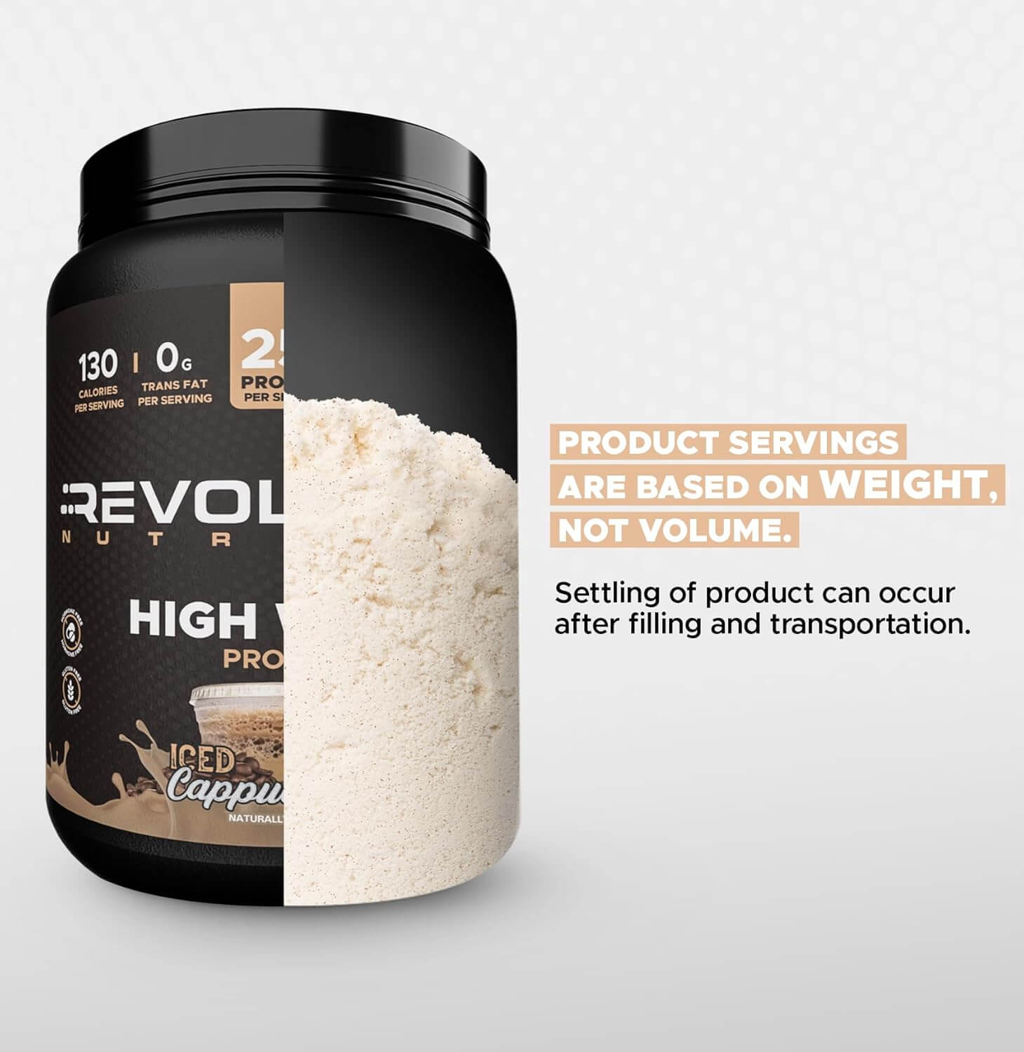 Revolution Nutrition High Whey Isolate Protein Powder – Iced Cappuccino