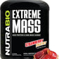 Nutrabio Extreme Mass Gainer Protein Powder, 53G Protein, Clean Weight Gainer, Increase Muscle Mass, Full Spectrum Amino Acid - Chocolate, 6 Pound