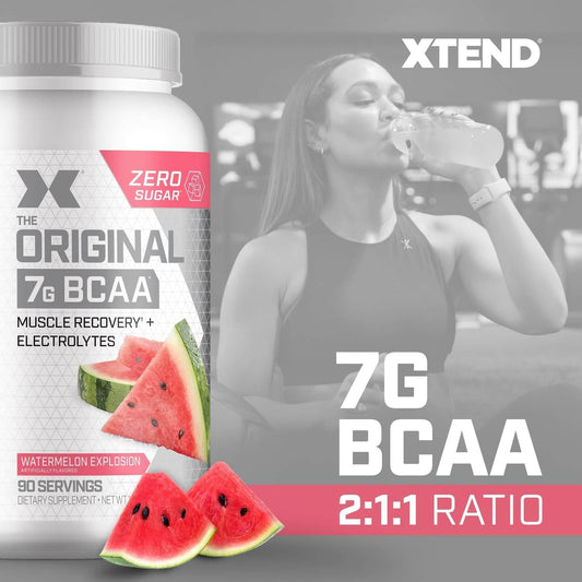 XTEND Original BCAA Powder with Electrolytes – 7g BCAAs & 90 Servings