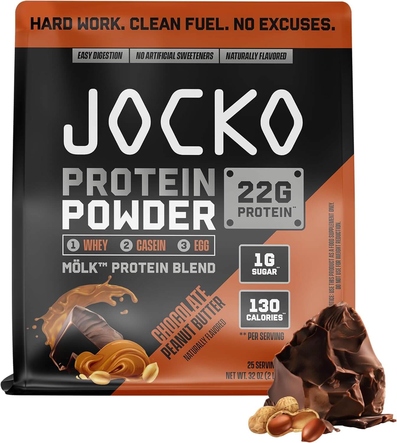 Jocko Fuel Mölk Clean Protein Blend – Whey, Casein & Egg (28 Servings)