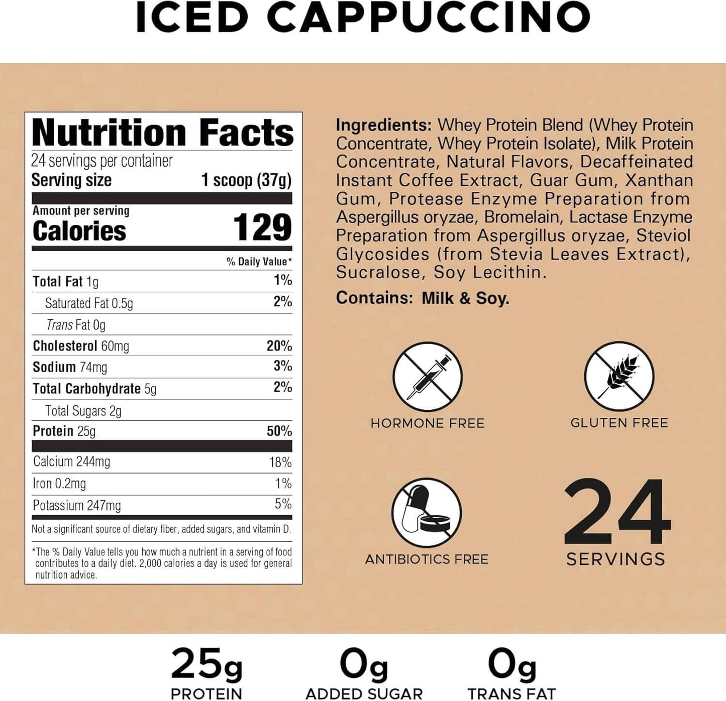 Revolution Nutrition High Whey Isolate Protein Powder – Iced Cappuccino