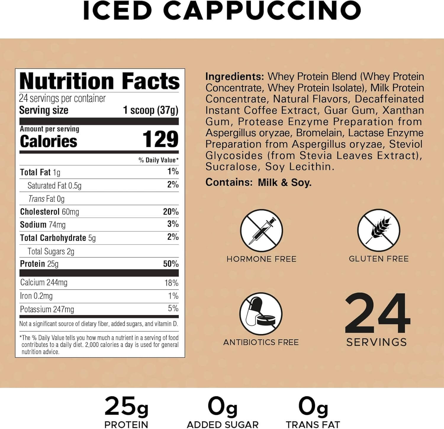 Revolution Nutrition High Whey Isolate Protein Powder – Iced Cappuccino