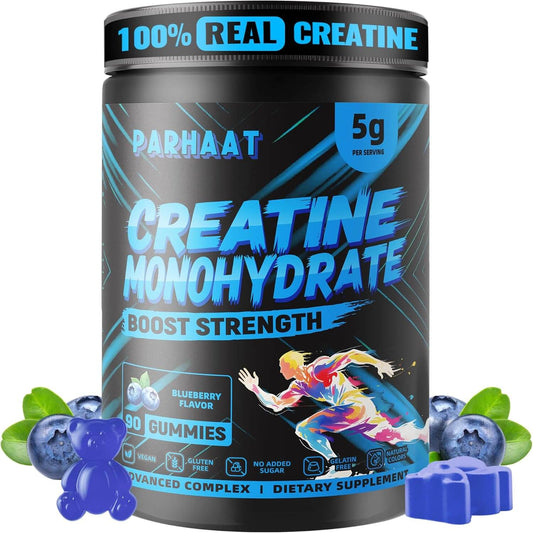 Parhaat High Potency Creatine Gummies – 2.5g Per Gummy & 5g Serving