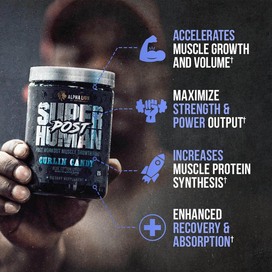 Alpha Lion Superhuman Post Workout Recovery Drink – 5g Creatine & Leucine