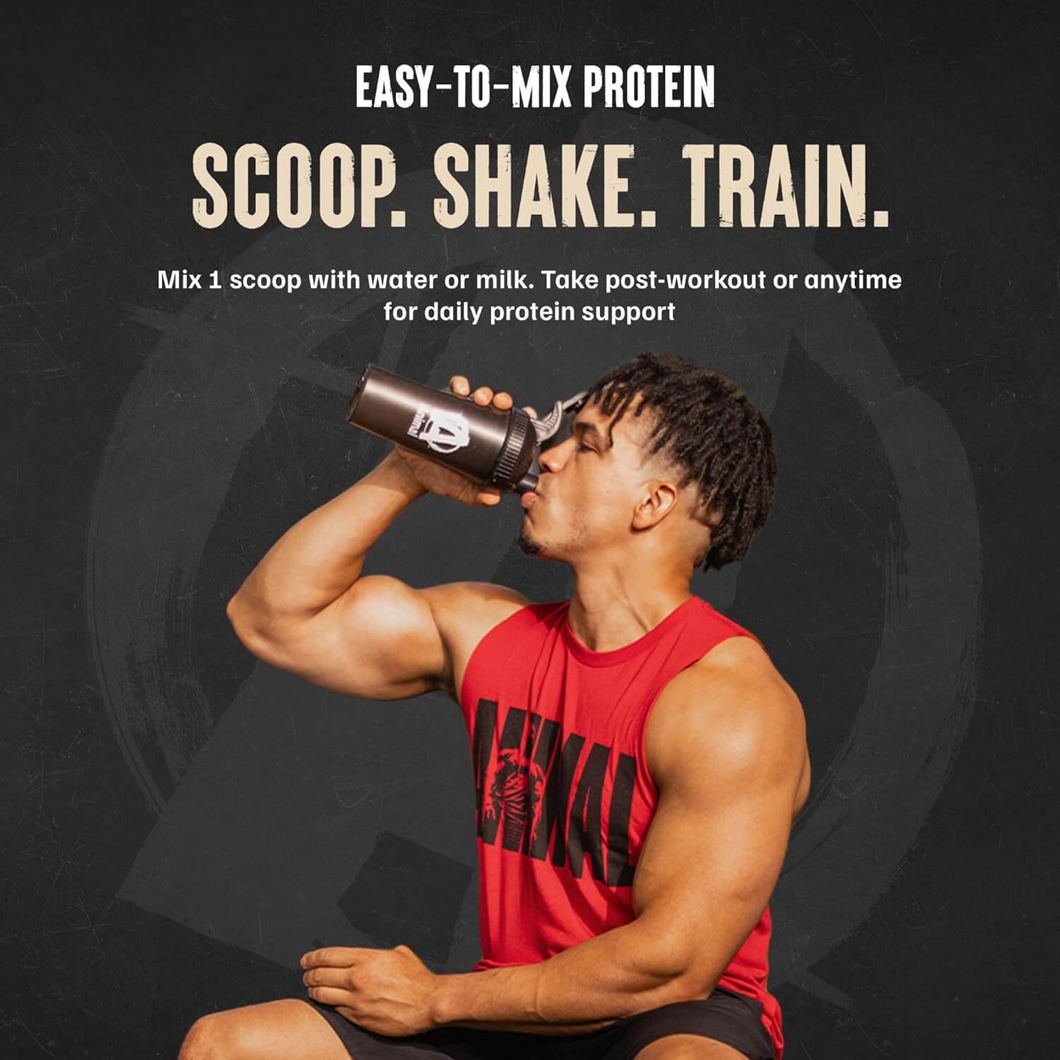 Animal 100% Whey Protein Powder – Whey Blend for Pre Workout or Post Workout, Recovery, or an Anytime Low Sugar Protein Boost Meal Replacement with BCAA Branched Chain Amino Acids – Chocolate, 4 Lb