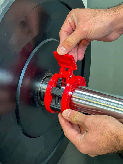 Clout Fitness Barbell Collars Quick Release Locking Weight Clips