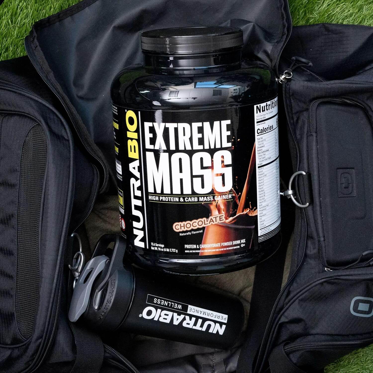 Nutrabio Extreme Mass Gainer Protein Powder, 53G Protein, Clean Weight Gainer, Increase Muscle Mass, Full Spectrum Amino Acid - Chocolate, 6 Pound