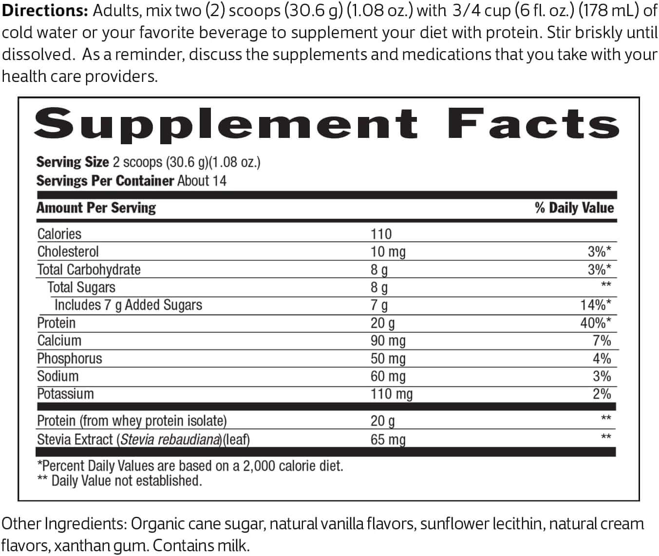 Biochem 100% Vegetarian Whey Isolate Protein – Vanilla (15.1 oz)