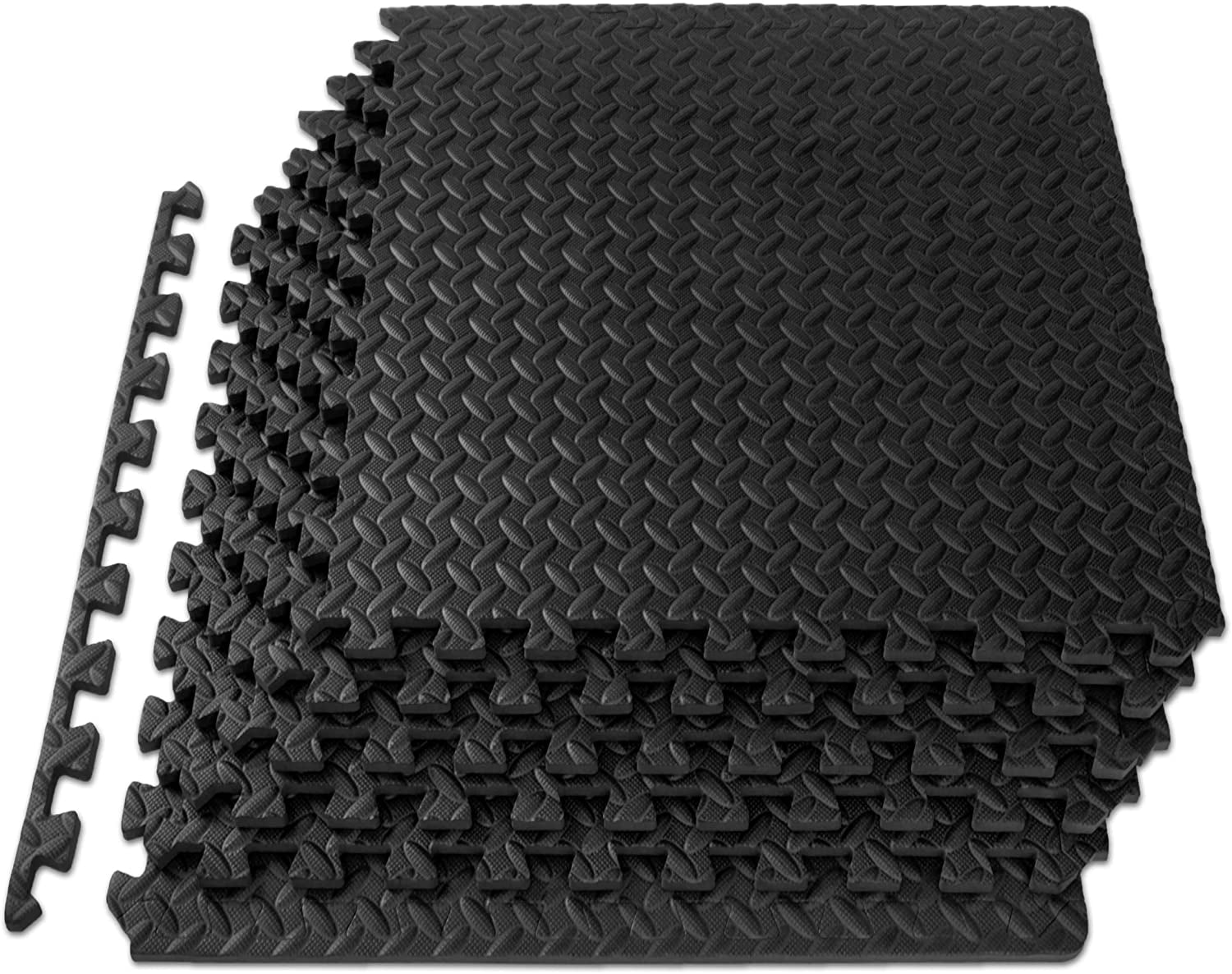 ProsourceFit Puzzle Exercise Mat Interlocking EVA Foam Tiles