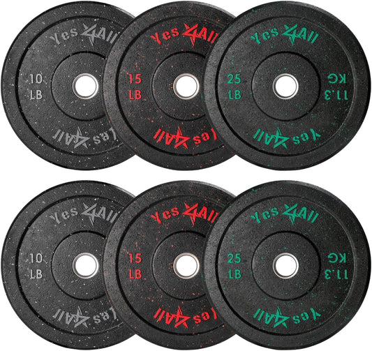 Yes4All 2 Inch Bumper Plate for Olympic Weightlifting and Training